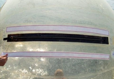 Водонепроницаемая Молния TIZIP для прозрачных водных шаров