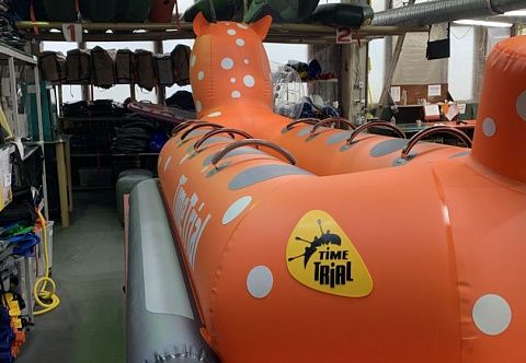 &quot;ОЛЕНЬ-ДАБЛ&quot; - надувные зимние, водные сани дубль-банан для катания за снегоходом, квадроциклом, катером