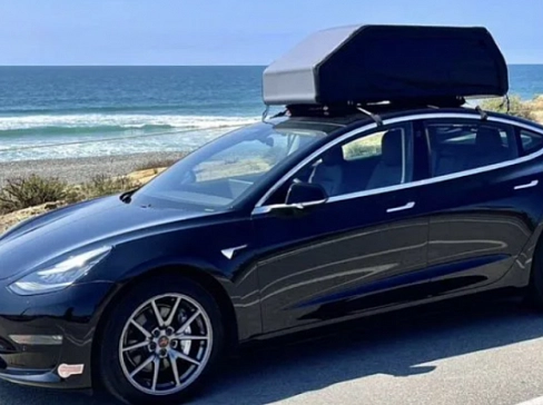 Надувной багажник на крышу автомобиля или катера