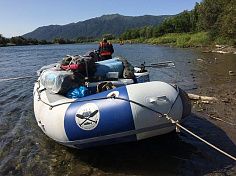 Фотография "RAFT 20F" - надувной рафт для коммерческого сплава, рафтинга (лодка ПВХ) из ПВХ ТПУ 840D ТаймТриал