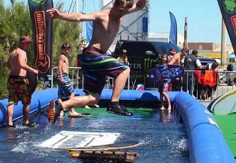 Надувной Скимбассейн (skimboard) для скимбординга