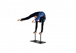 Фотография Двойная цирковая трость с раздельными платформами для стойки на руках из ДЕРЕВО ТаймТриал