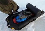 Фотография "ОКУНЬ XL" - универсальные надувные санки/плотик для рыбалки, для зимы, лета из ПВХ (PVC) ТаймТриал