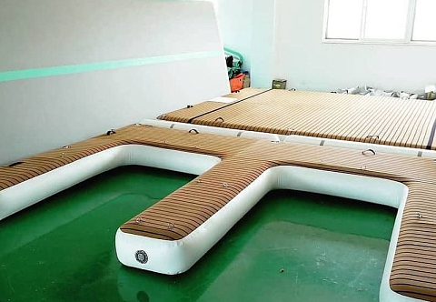 Изготовление индивидуальных надувных пирсов, понтонов, платформ по чертежам