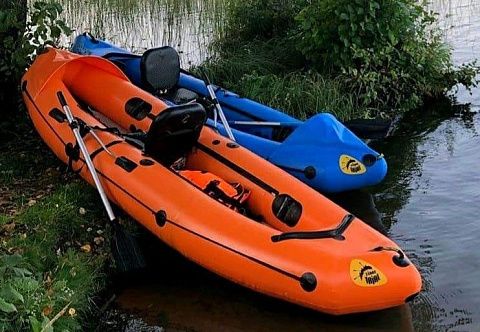 &quot;ФИШКАЯК EVO&quot; - надувная рыболовная байдарка из ПВХ  для рыбалки