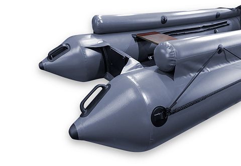 &quot;БАЙДБОТ-2Ф&quot; - надувной Катабайд ПВХ с 40-см баллонами с фальшбортами с надувным дном НДНД (моторная байдарка, мотокаяк, мотобайд)