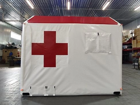 «ПКП ТТ-9» - надувная пневмокаркасная палатка, медицинский пункт 3 м на 3 м