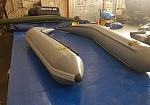 Фотография Быстросъемные изогнутые надувные борта (баллоны) для лодки на заказ из ПВХ ТаймТриал