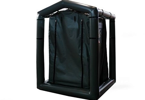 Быстровозводимая мобильная дезактивационная палатка для обеззараживания и дезинфекции одежды, СИЗ