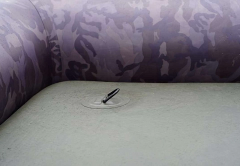 Надувной плот, рыболовная платформа с транцем для рыбалки, охоты и отдыха