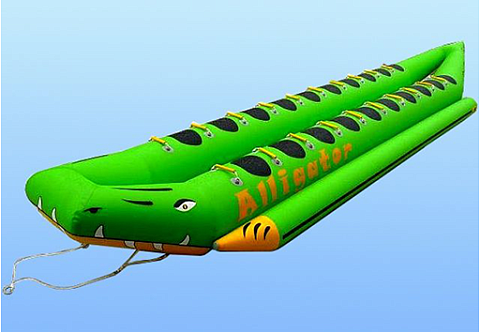 &quot;АЛЛИГАТОР-ДАБЛ&quot; - буксируемый аттракцион надувной двойной дубль-банан. Водный, зимний