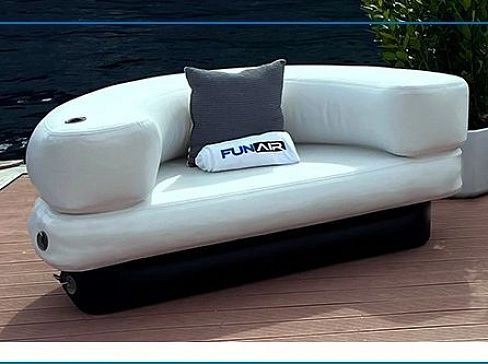 Круглый надувной диван из AirDeck Drop Stitch