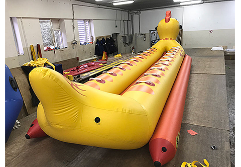 &quot;УТКА-ДАБЛ&quot; - буксируемый аттракцион надувной двойной дубль-банан. Водный, зимний