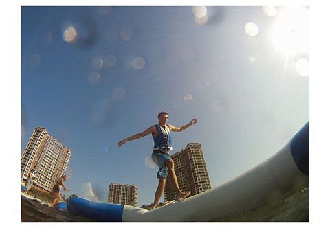 &quot;ЛОВИ БАЛАНС&quot; - элемент для надувного аквапарка