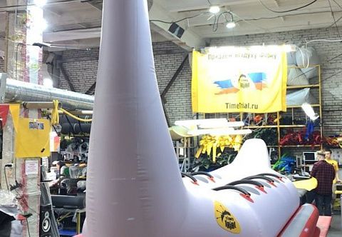 &quot;ЦАРЕВНА-ЛЕБЕДЬ-ДАБЛ&quot; - надувной зимний, водный буксируемый аттракцион дубль-банан