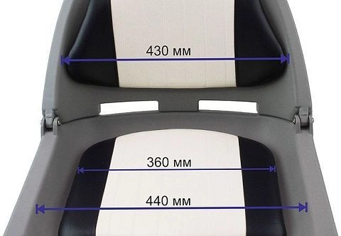 Кресло мягкое поворотное складное в лодку