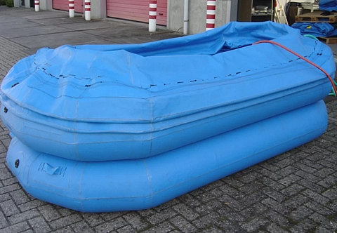 Надувная ванна (бассейн) из ПВХ для лечения коров, животных