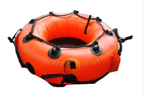 Надувной круглый буй для дайвинга, фридайвинга, подводной охоты