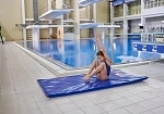 Фотография Мат водонепроницаемый (герметичный) ПВХ для водных видов спорта в бассейне из ПВХ ТаймТриал