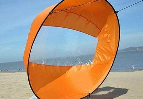 Съемный складной парус для каяка/байдарки