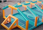Фотография Большое надувное футбольное поле из ПВХ (PVC) ТаймТриал