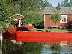Фотография Эластичная водоналивная защитная дамба из ПВХ из ПВХ (PVC) ТаймТриал