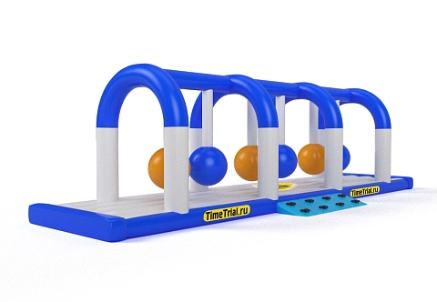 Надувной водный аттракцион «Полоса препятствий Уровень №3»