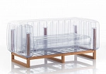 Фотография Надувной прозрачный диван из ТПУ (TPU) 0,7 мм ТаймТриал