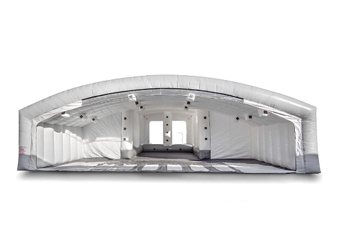 Большая надувная камера-бокс (палатка) ПВХ для покраски и ремонта автомобилей 15х9,2 м