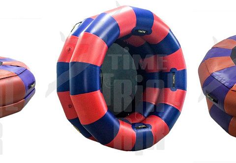 Надувной круглый Батут с ручками для фитнеса, гимнастики, акробатики