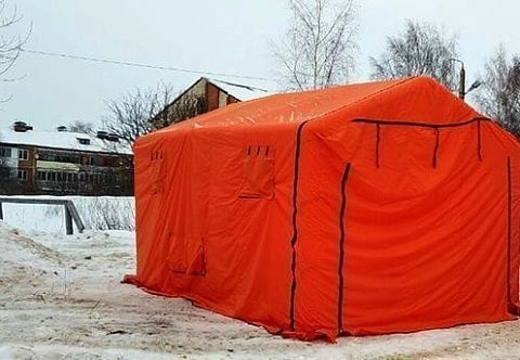 Надувная палатка-столовая для полевой кухни