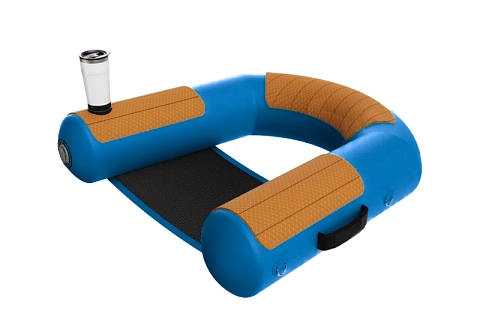 Надувное кресло бескаркасное для отдыха на воде