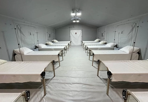 Надувная спасательная палатка из AirDeck