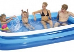 Фотография Надувной прямоугольный с надувным бортом бассейн для детей, взрослых из ПВХ (PVC) ТаймТриал