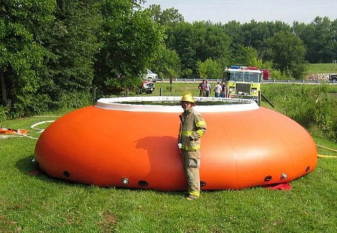 Надувной бассейн или мягкий бескаркасный резервуар РБ для воды из ПВХ