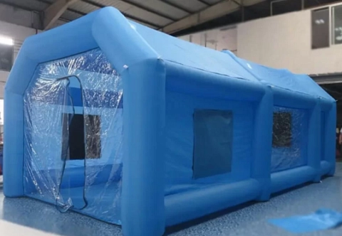 Надувная камера (палатка) ПВХ для покраски, ремонта автомобиля