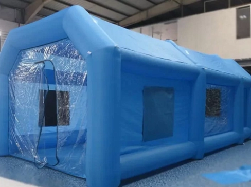 Надувная камера (палатка) ПВХ для покраски, ремонта автомобиля