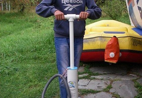 Ручной насос большого объёма для быстрого накачивания рафтов «СКАТ 4»