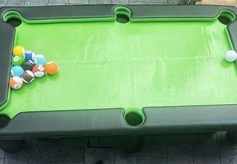 Надувной бильярдный стол