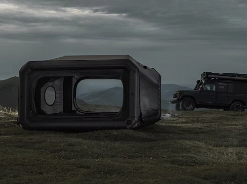 Надувная пневмокаркасная палатка туристическая