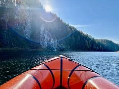 Фотография "СПУТНИК ЛАЙТ-1У" - одноместный надувной пакрафт из ТПУ из ткань ТПУ (TPU) 210D ТаймТриал