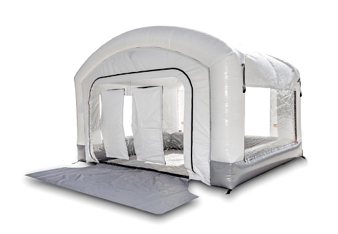 Надувная камера (палатка) ПВХ для покраски и ремонта автомобиля 3,6х4,5 м