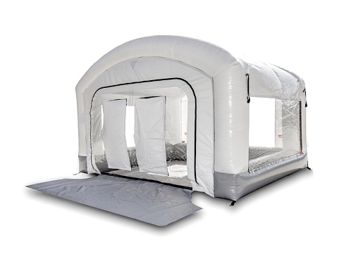 Надувная камера (палатка) ПВХ для покраски и ремонта автомобиля 3,6х4,5 м