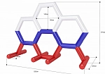 Фотография Надувное препятствие "Шестигранник XL" для соревновательной трассы квадрокоптеров, FPV дронов из ткань ПВХ (PVC) ТаймТриал