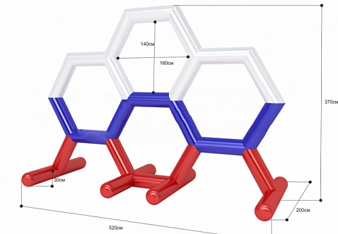 Надувное препятствие 