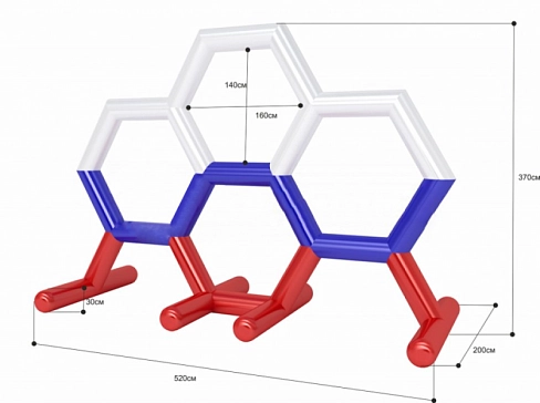 Надувное препятствие 