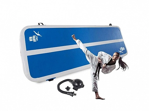 Надувной мат (дорожка) для тхэквондо, акробатики, гимнастики (2 на 6 метра)