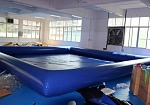 Фотография Надувной квадратный  с надувным бортом бассейн для детей, взрослых из ПВХ ТаймТриал