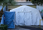 Фотография Надувная палатка для карантина и лечения коронавируса COVID-19 из ПВХ ТаймТриал