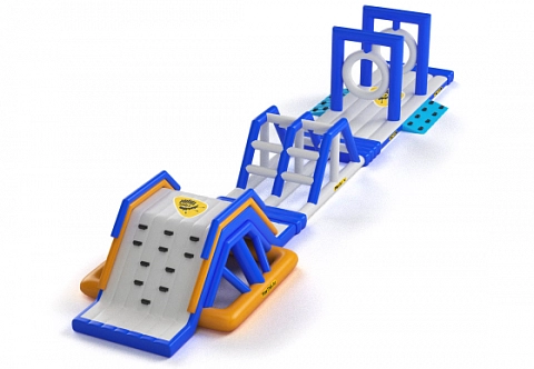 Надувной водный аттракцион «Полоса препятствий Уровень №1»